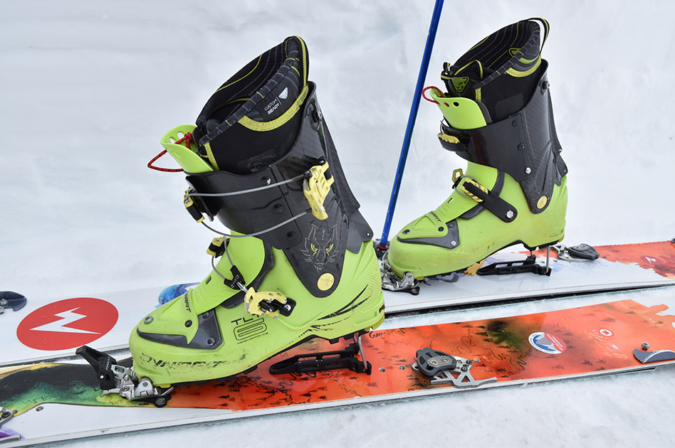 Skiing at the Durrand Glacier Chalet