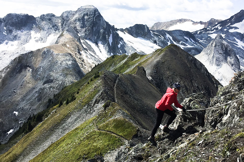 Hiking at The Durrand Glacier Chalet