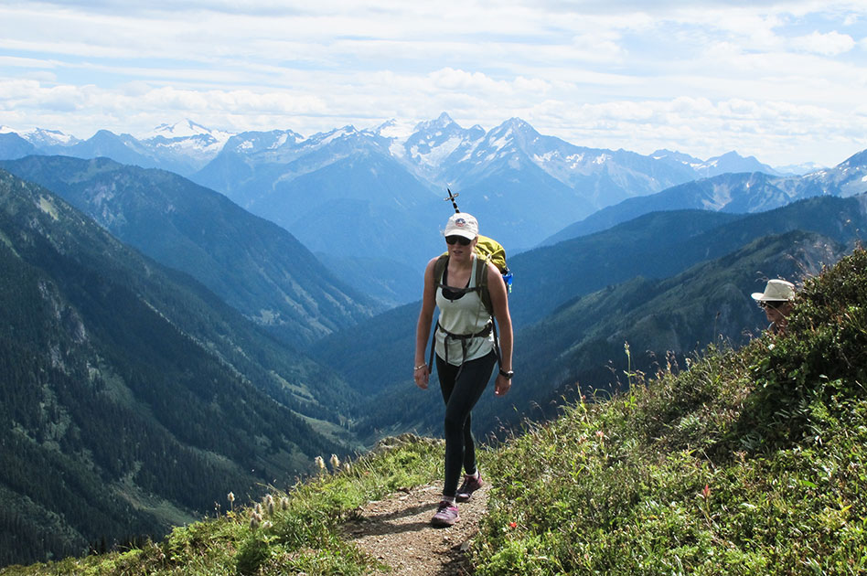 Hiking at The Durrand Glacier Chalet