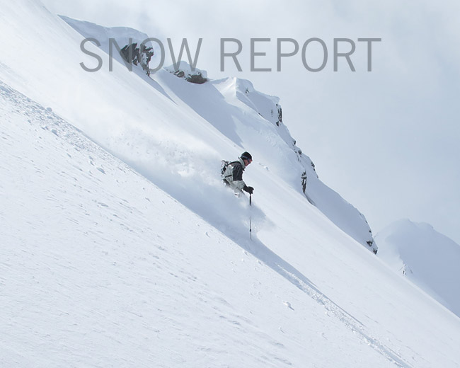Durrand Glacier snow report