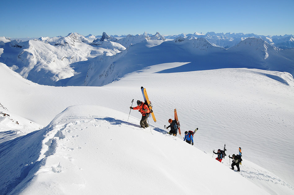 Skiing at The Durrand Glacier Chalet