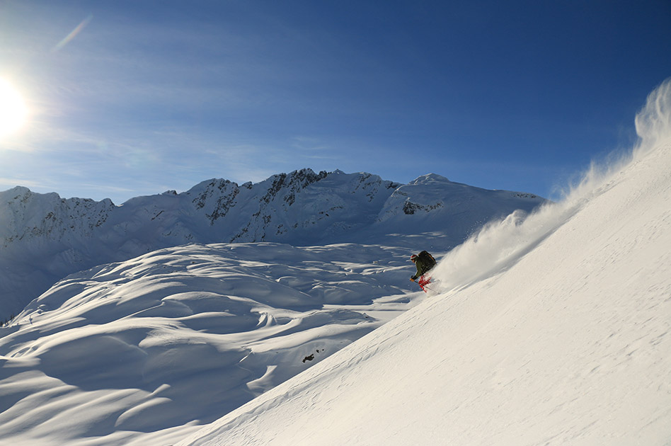 Ski Terrain of the Durrand Glacier