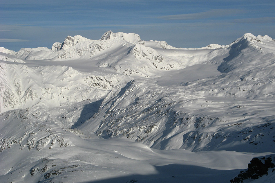 Ski Terrain of the Durrand Glacier