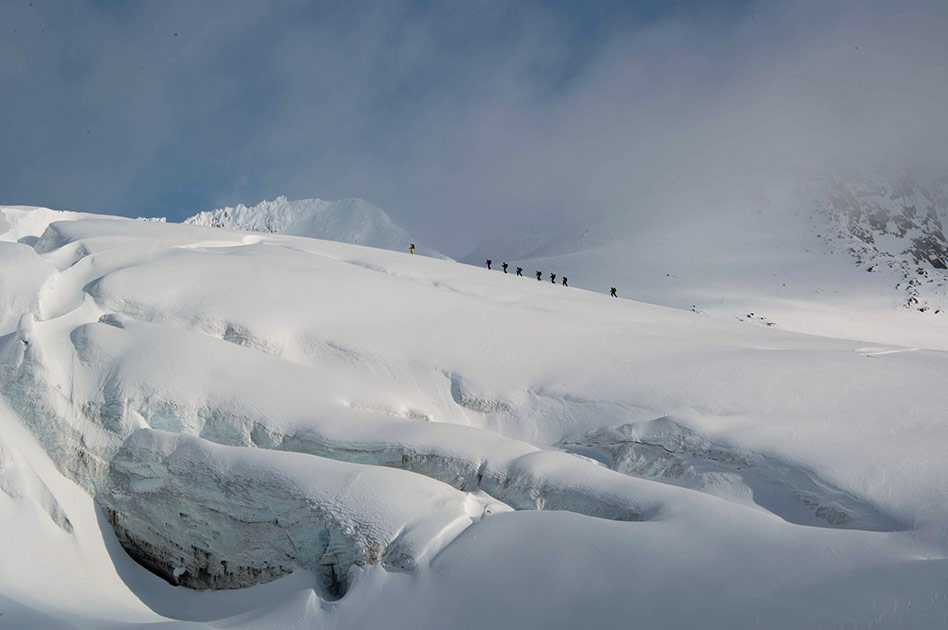 Relaxed 1100  ski weeks at The Durrand Glacier Chalet